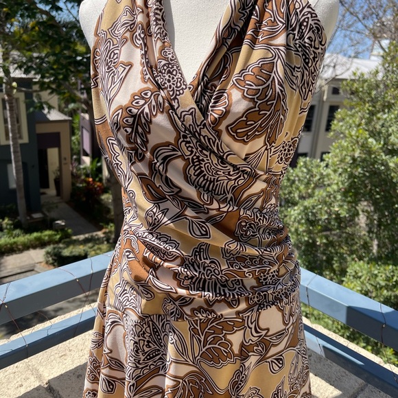 Y2K Style Halter Neck Floral Dress - Picture 2 of 6